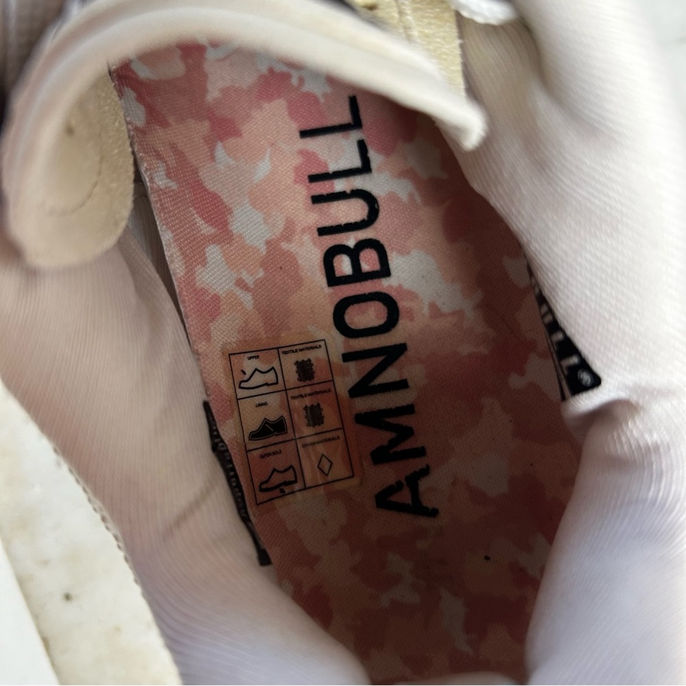 NOBULL Women's Cream and Pink camo Sneakers Size 6 - Picture 6 of 12